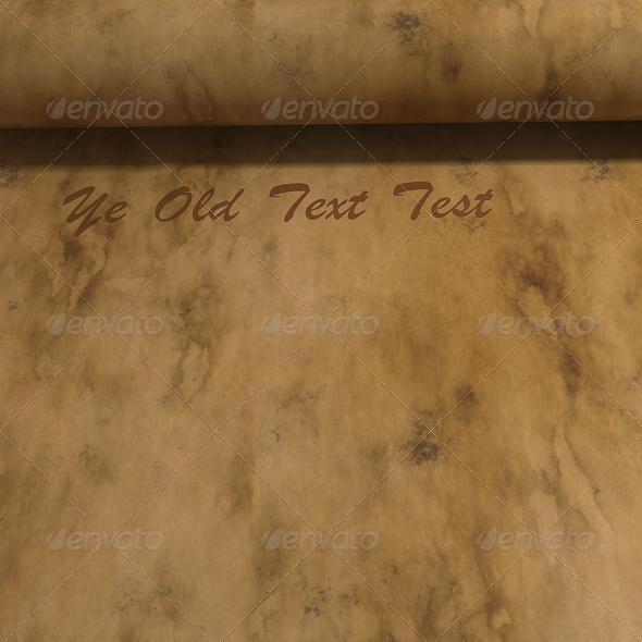 Parchment Scroll Texture - 3DOcean Item for Sale