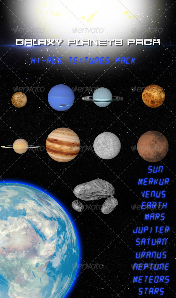 Galaxy Planet Pack Galaxy Planet Pack