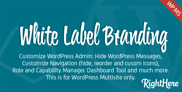 White Label Branding for WordPress Multisite White Label Branding for WordPress Multisite