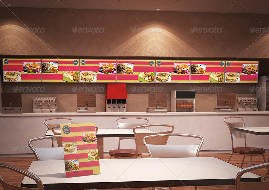 Download Fast Food Building Branding Mockup by kimarotta | GraphicRiver