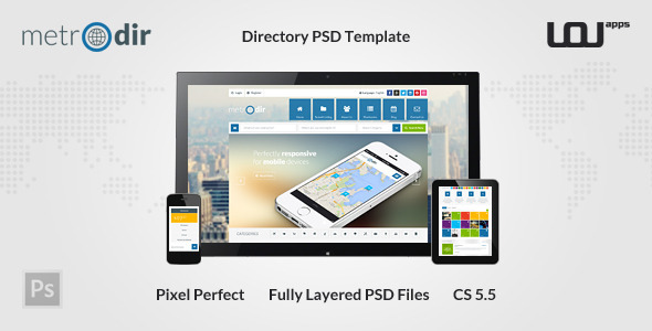 METRODIR -  Directory PSD Template