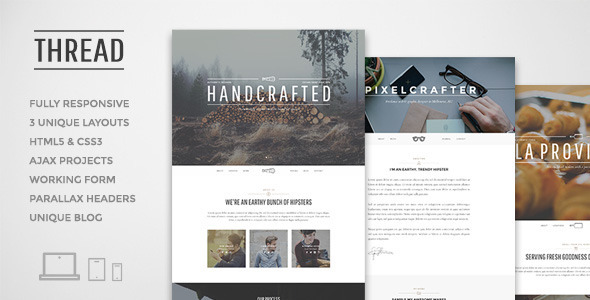 Thread - Multi-Purpose One Page Template