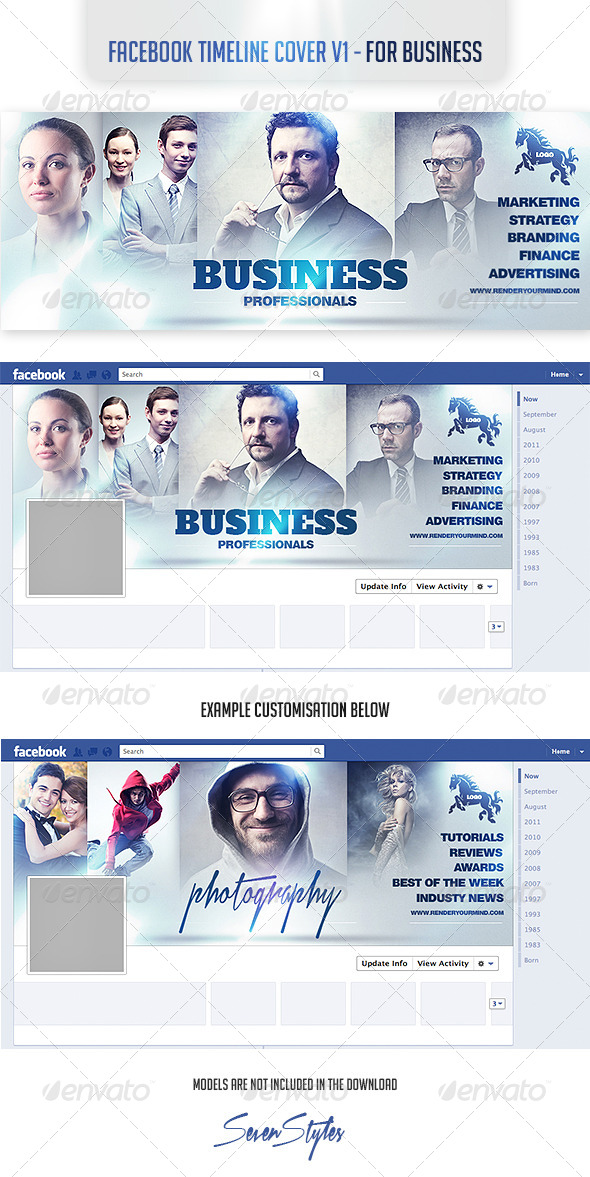Facebook Timeline Cover v1- For Business - Facebook Timeline Covers Social Media