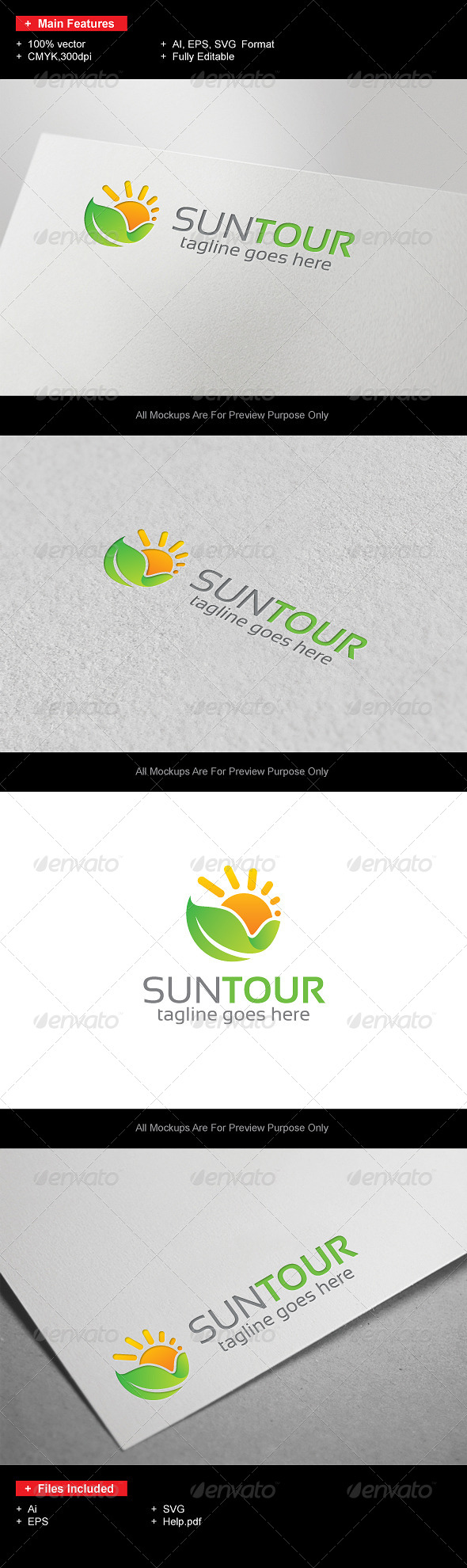 Nature & Sun Logo Nature & Sun Logo