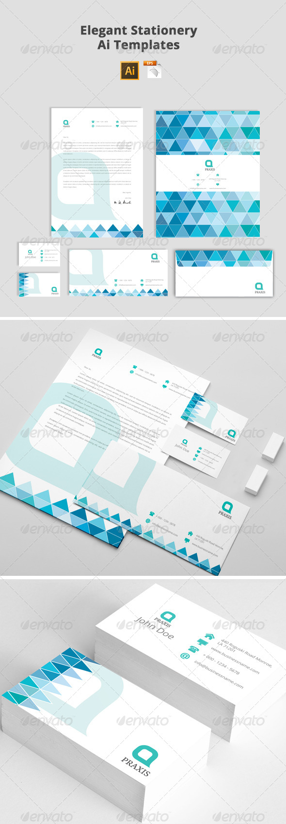 Elegant Stationery Ai Templates Elegant Stationery Ai Templates