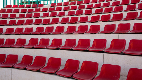 Empty Red Seats in Amphiater Empty Red Seats in Amphiater