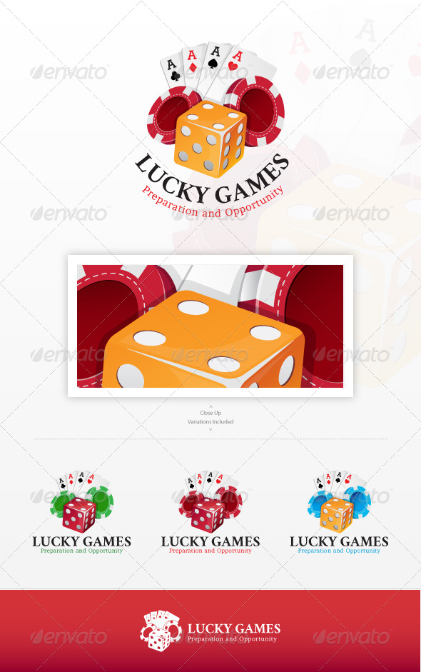 Lucky Games Logo - Objects Logo Templates