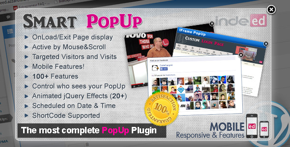 Indeed Smart PopUp for WordPress Indeed Smart PopUp for WordPress
