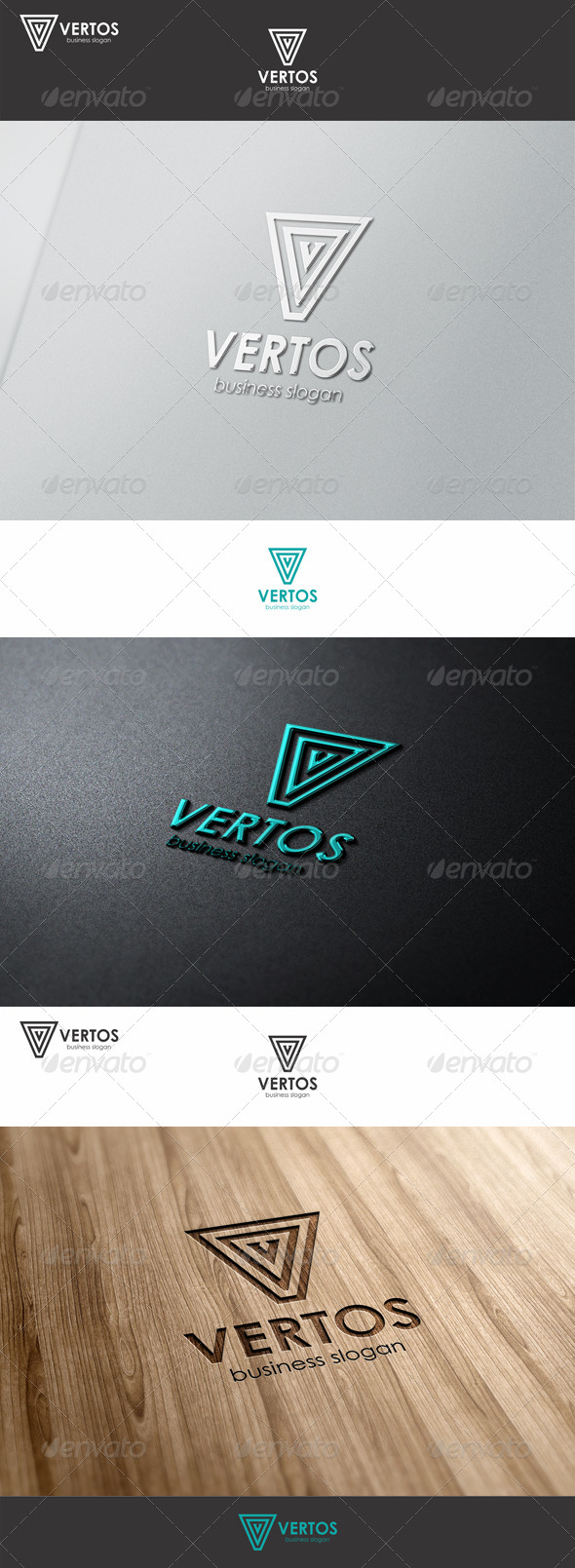 V Letter Logo - Vertos - Letters Logo Templates