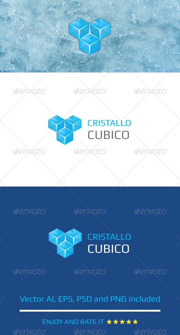 Cristallo Cubico - Abstract Logo Templates