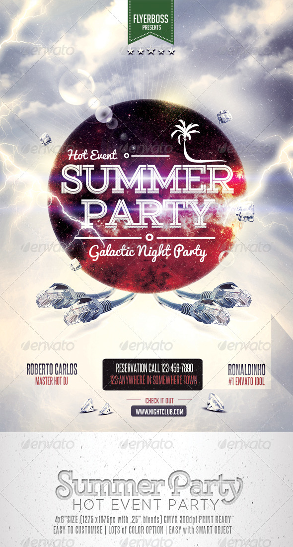Summer Party Flyer Summer Party Flyer