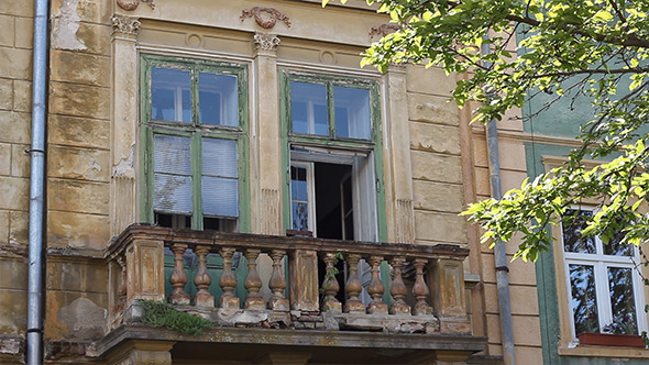 Old Baroque Balcony Old Baroque Balcony