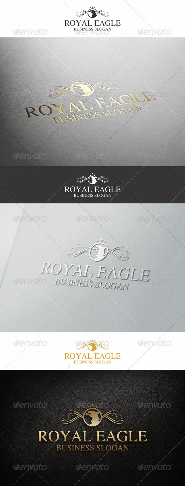 Royal Eagle Elegant Logo - Animals Logo Templates