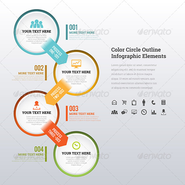 GraphicRiver Color Circle Outline Infographic Elements 7508616 GraphicRiver Color Circle Outline Infographic Elements 7508616