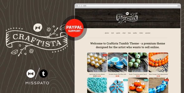 Craftista - eCommerce Tumblr Theme