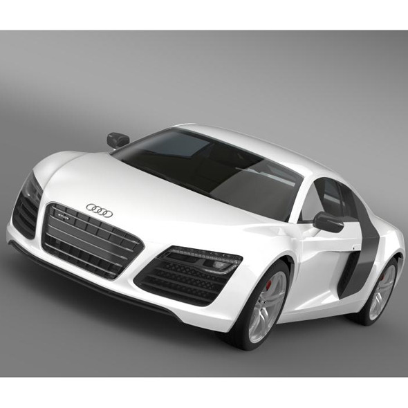 Audi r8 2013 - 3DOcean Item for Sale