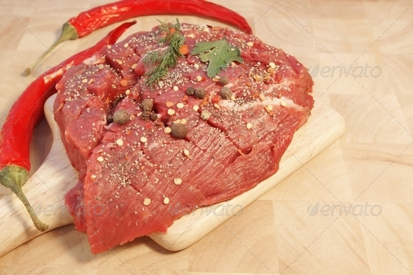 Raw Beef Pepper Steak, XXXL