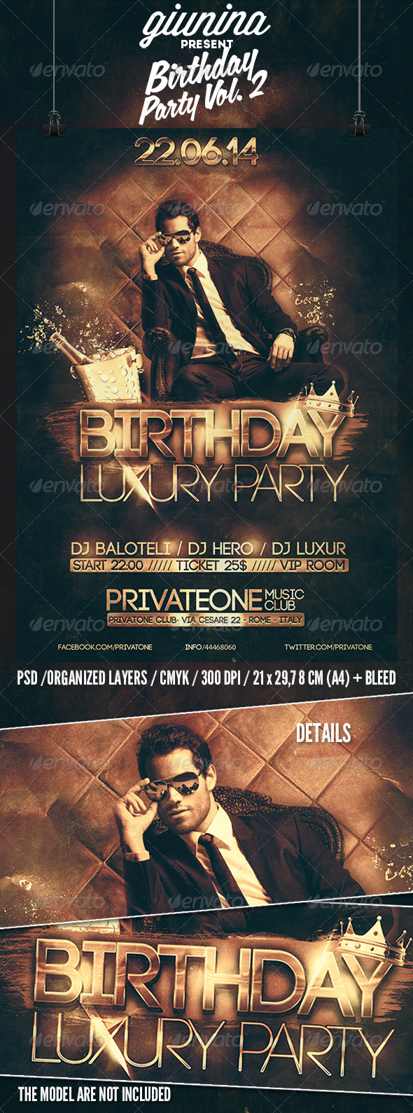 Birthday Party Vol 2 Flyer Template Birthday Party Vol 2 Flyer Template