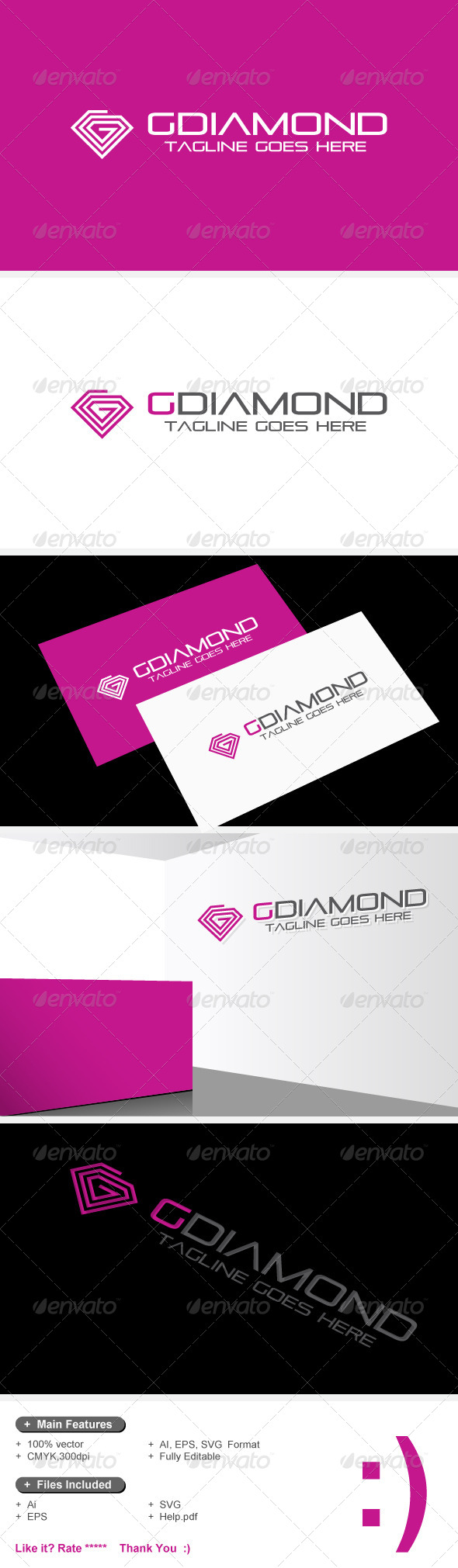 G & Diamond Logo G & Diamond Logo