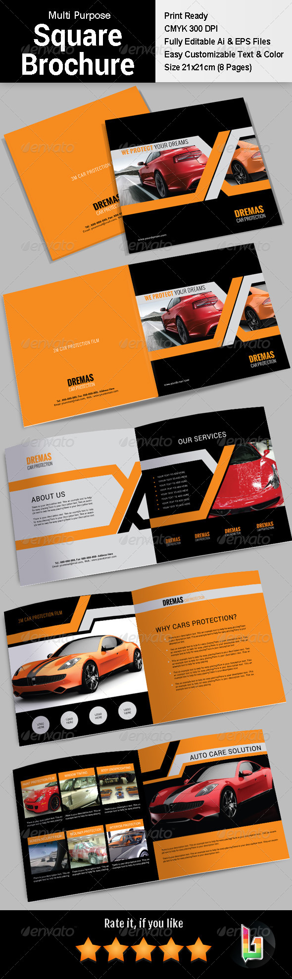 Multi Purpose Square Brochure Multi Purpose Square Brochure