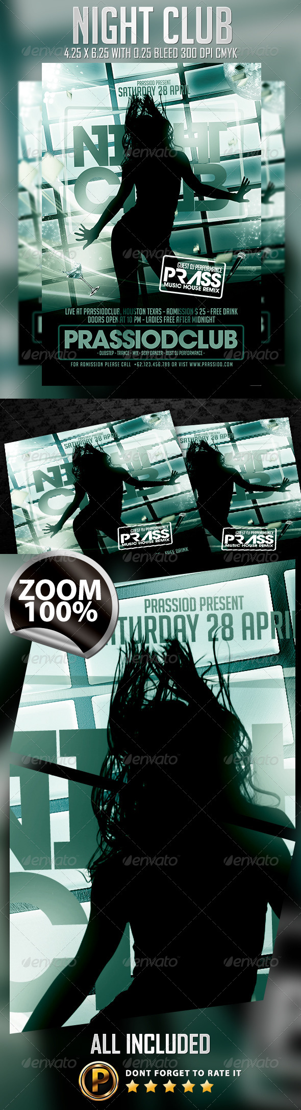 Night Club Flyer Template - Clubs & Parties Events