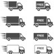 Delivery Truck Set Delivery Truck Set - GraphicRiver Item for Sale