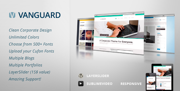 Vanguard: Business & Portfolio WordPress Theme