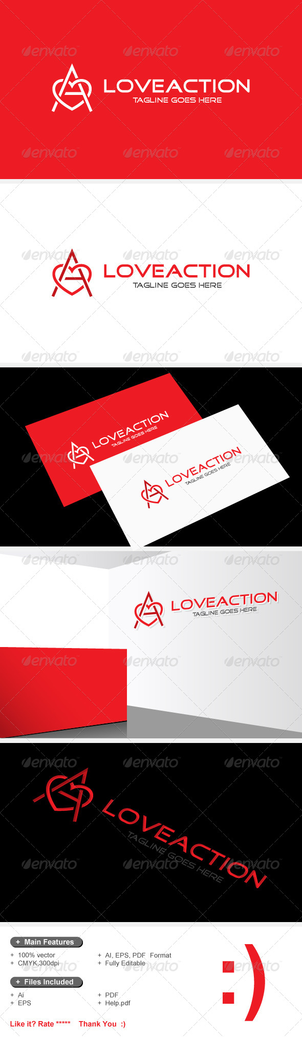 Love Action & A Care Logo Love Action & A Care Logo