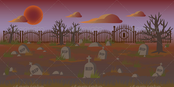 Cemetery Background Cemetery Background