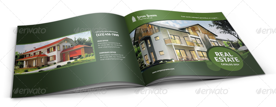 Property Real Estate Agency Brochure Catalog by Jbn-Comilla | GraphicRiver