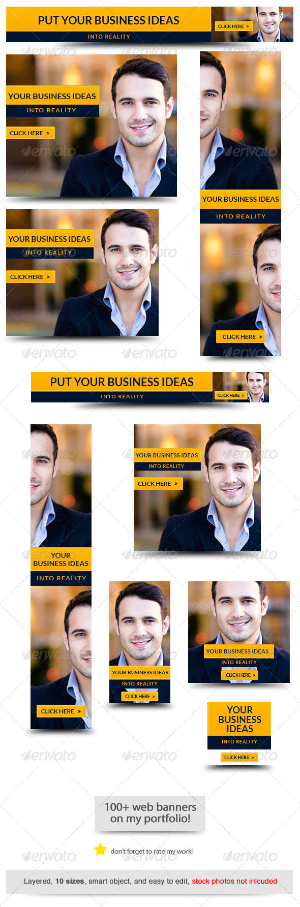 Corporate Web Banner Design Template 36 Corporate Web Banner Design Template 36