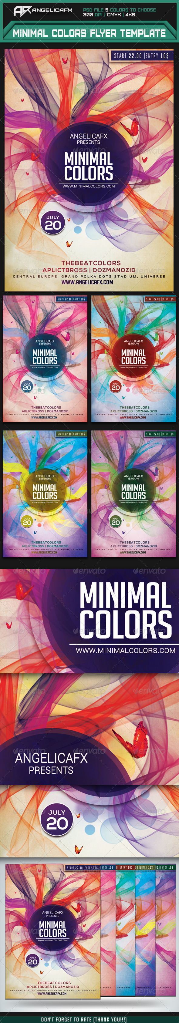 Minimal Sounds Flyer Template Minimal Sounds Flyer Template