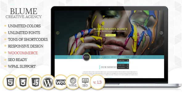 Blume Responsive WordPress Theme