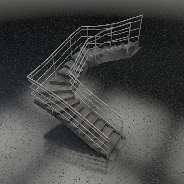 U-shape stairs U-shape stairs