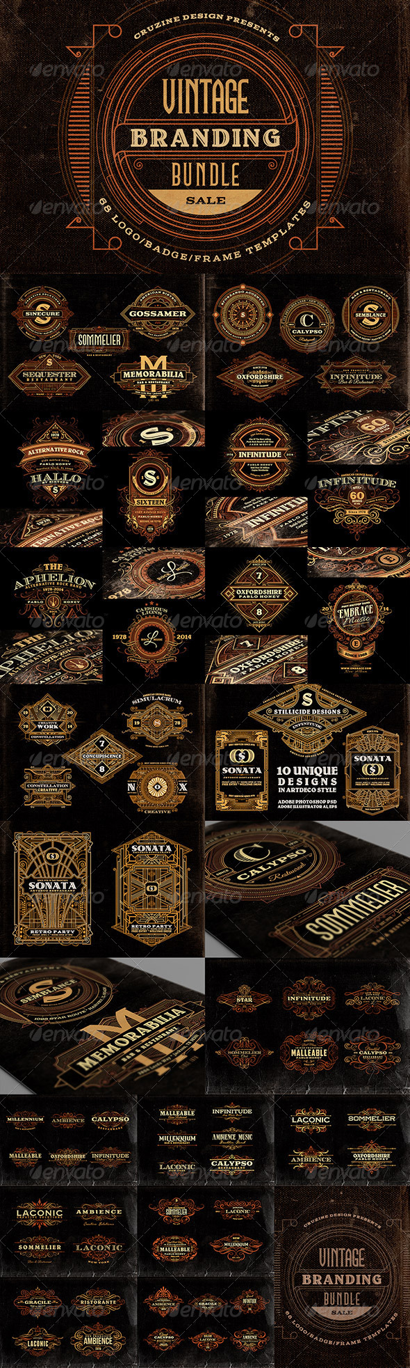 Vintage Branding Bundle Vintage Branding Bundle