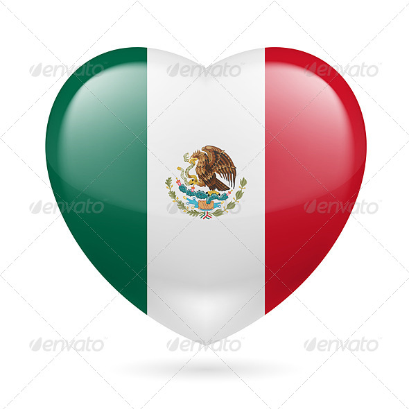 Heart Icon of Mexico Heart Icon of Mexico