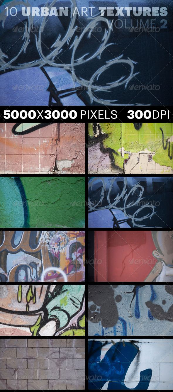 10 Urban Art Textures Volume 2 10 Urban Art Textures Volume 2