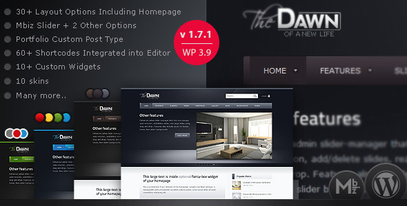 theDawn Premium All-in-one WordPress Theme theDawn Premium All-in-one WordPress Theme