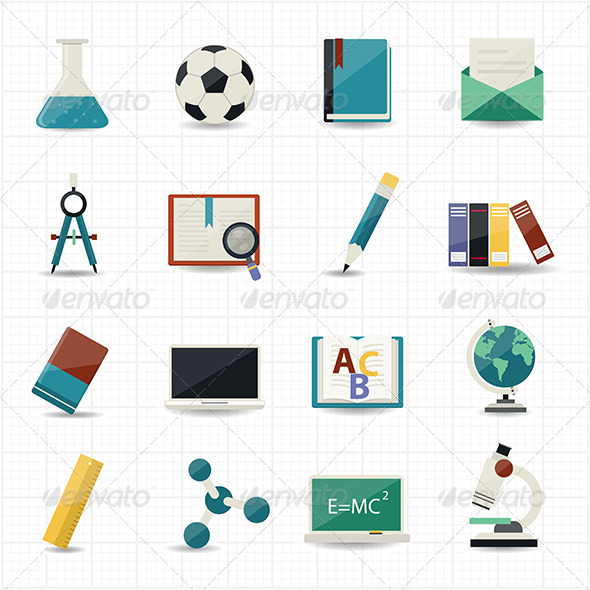 Education and Science Icons Education and Science Icons