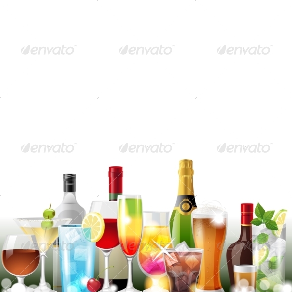 Alcohol Cocktails and Bottles Alcohol Cocktails and Bottles