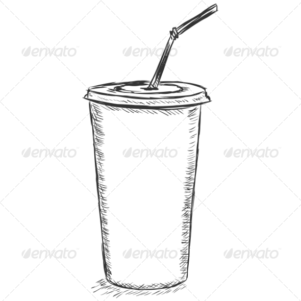 Plastic Cup Sketch Plastic Cup Sketch