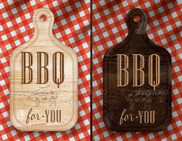 Poster Meat Cutting BBQ Poster Meat Cutting BBQ