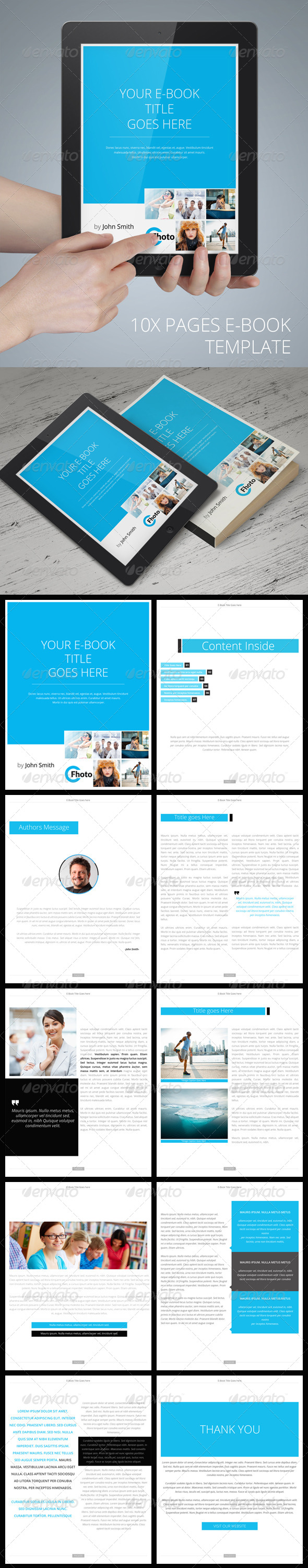 E-Book Template PSD E-Book Template PSD