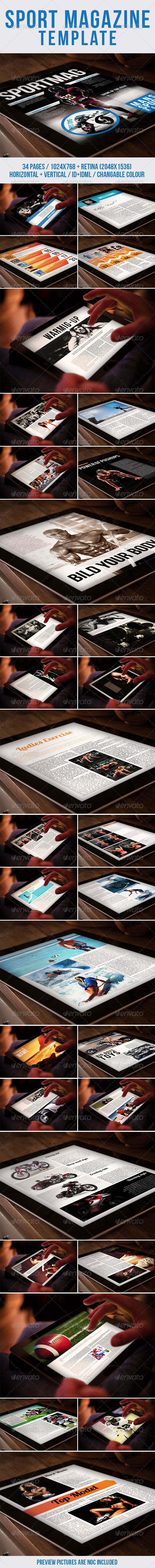 GraphicRiver Tab Sport Magazine Template 7591482 GraphicRiver Tab Sport Magazine Template 7591482