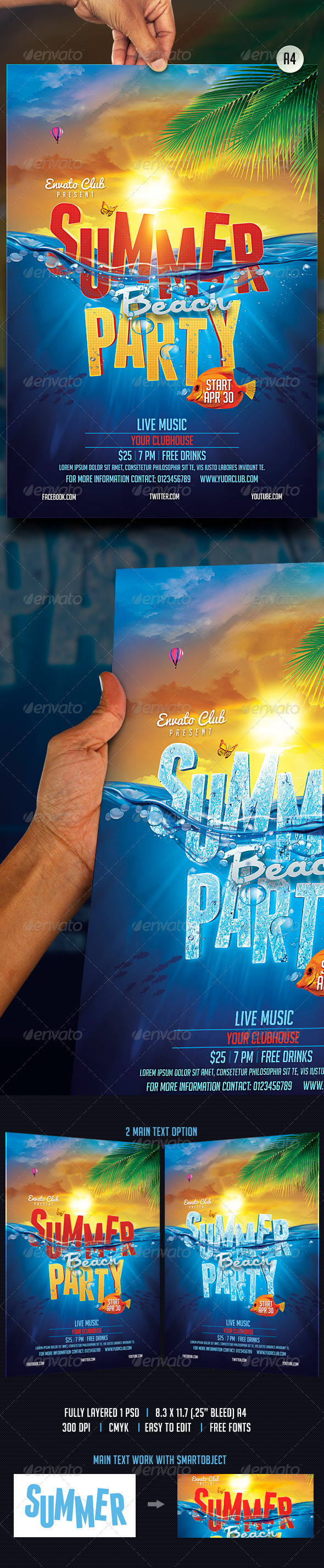 Summer Beach Party - Clubs & Parties Events