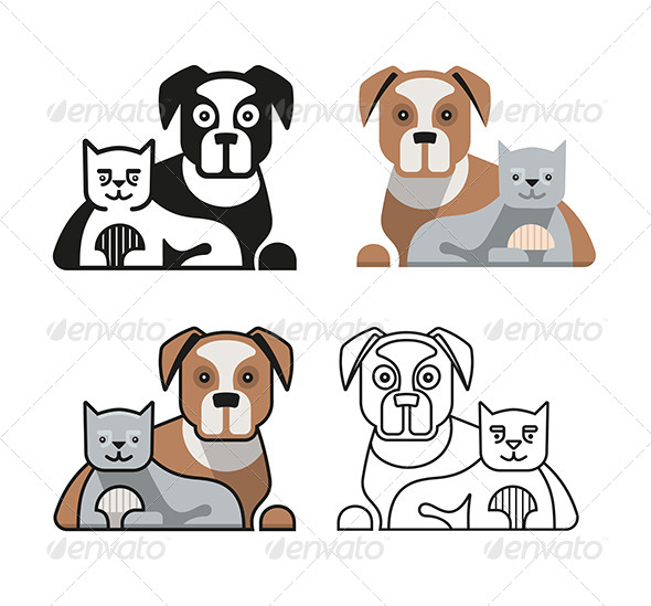 Dog and Cat Together Dog and Cat Together
