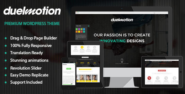 Duelmotion - Responsive Onepage Parallax Theme