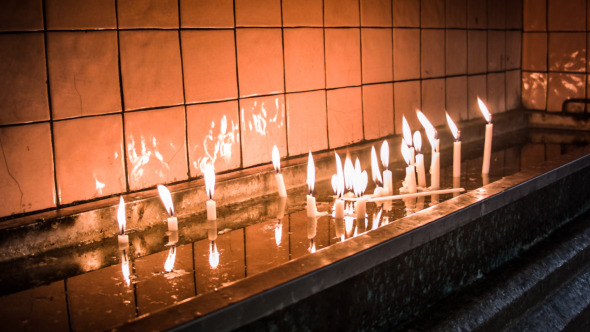 Candles At Church Candles At Church