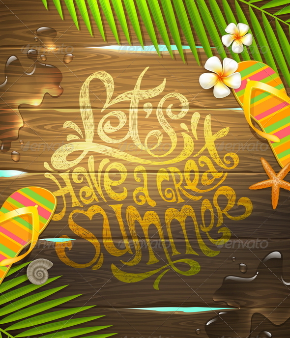 Summer Holidays Illustration Summer Holidays Illustration