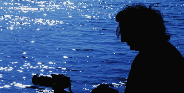 Man Taking Photo near the Sea 2 Man Taking Photo near the Sea 2